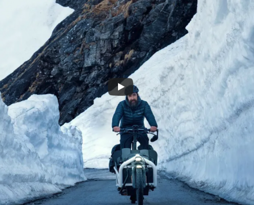 Usar um Ecargo-bike no dia-dia na Noruega